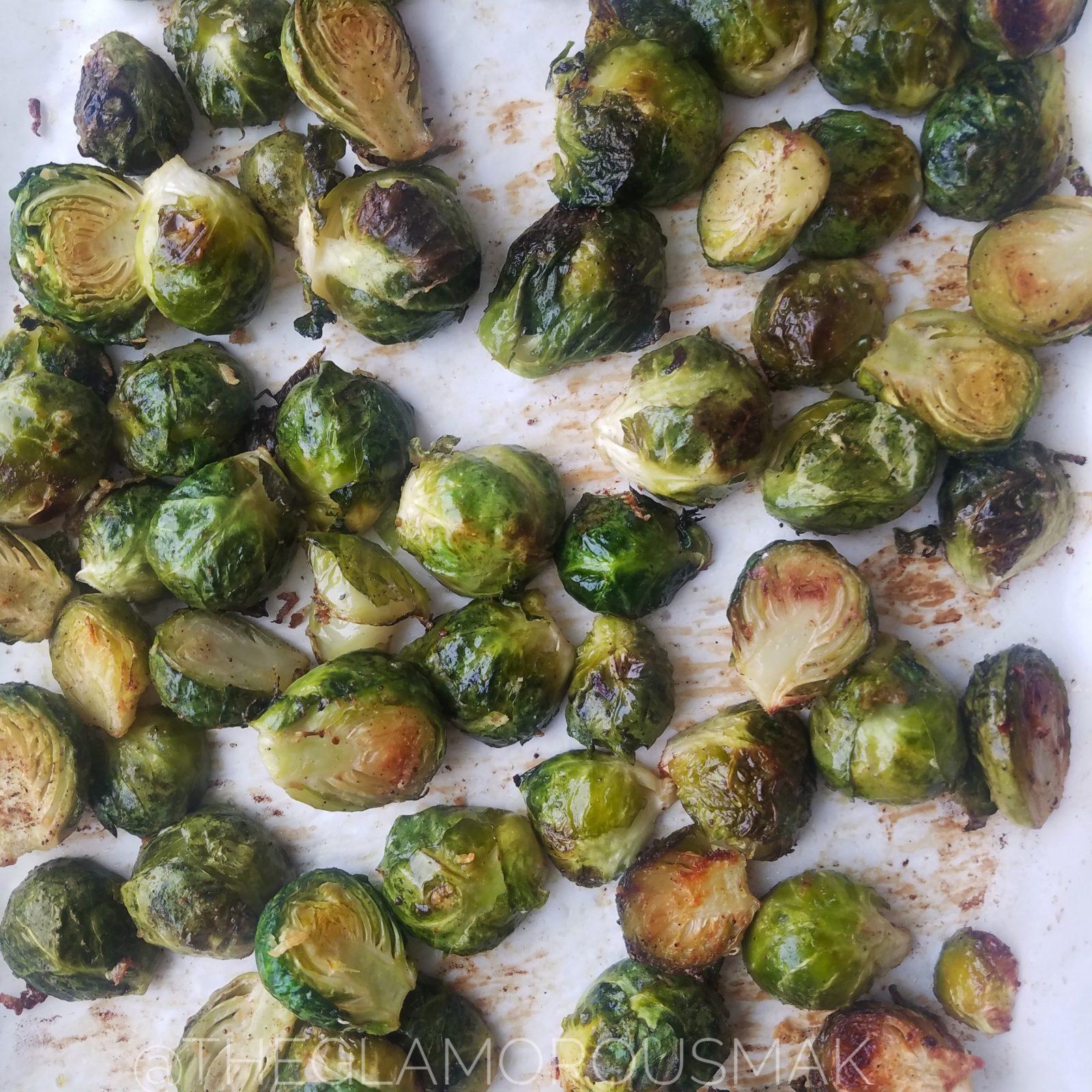 Brussels Sprouts with Tahini Dressing | Mandy Olive